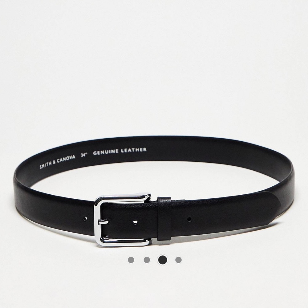 Black Leather Belt